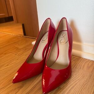 Sam Edelman Red Patent Heels